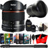 Vivitar 8mm f3/5 Fisheye Lens for Nikon with Editing Software Bundle and Accessory Kit