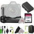 Vivitar Battery Power Grip with LP-E6 Battery and Accessory Kit for Canon 6D MII DSLR Camera