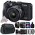 Canon EOS M6 Mark II 32.5MP Mirrorless Digital Camera with 15-45mm Lens + Top Acccessory Kit