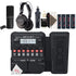 Zoom G1X Four Guitar Multi-Effects Processor With Built-In Expression Pedal + Zoom ZDM-1 Podcast Mic Pack Accessory Bundle + Batteries + 3pc Cleaning Kit