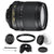 Nikon AF-S DX NIKKOR 18-105mm f/3.5-5.6G ED VR Lens with Accessory Bundle For Nikon DSLR Cameras