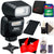 Nikon SB-500 AF Speedlight Flash with 8GB Complete Accessory Bundle for Nikon D5600, D7100 and D7200