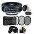 Canon EF-S 24mm f/2.8 STM Lens with Accessory Bundle for Canon EOS Rebel T5 , T5i , T6 , T6i and T7i