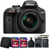 Nikon D3400 Digital SLR Camera with 18-55mm Lens and Accessory Kit