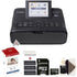 Canon Selphy CP1300 Compact Photo Printer Black + Canon KP-108IN Paper Accessory Kit