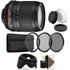 Nikon AF-S DX NIKKOR 18-105mm f/3.5-5.6G ED VR Lens with Accessory Bundle For Nikon D5300 , D5600 , D7100 and D7200