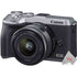 Canon EOS M6 Mark II Mirrorless Digital Camera with 15-45mm Lens	 SVR
