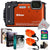 NIKON COOLPIX W300 16MP Waterproof Wi-Fi UHD 4K/30p Video Recording Digital Camer + 8GB Accessory Kit