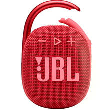 JBL Clip 4 Portable Bluetooth Speaker (Red)