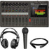 Zoom R20 Portable Multitrack Recorder + Behringer XM8500 Vocal Microphone Accessory Kit