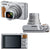 Canon PowerShot SX740 HS Digital Camera (Silver) + 32GB Memory Card