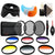 58mm Color Filter Kit with Accessory Bundle for Canon 80D , 760D and 1300D