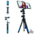 Vivitar 7-in-1 Streaming Essentials Selfie Tripod Selfie Stick with Wireless Remote for Smartphones Cameras and GoPro
