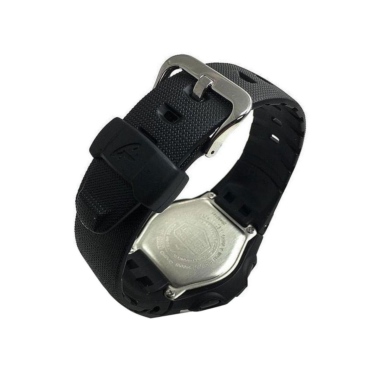 Men's Casio G-Shock Black Silicone Digital 46 mm Watch GWM500A-1A