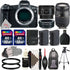 Canon Mirrorless EOS R Digital Camera +50mm 1.8 STM + Adapter, 70-300mm Lens Accessory Kit