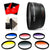 58mm Color Filter Kit, 58mm Wide Angle Lens and Accessories for Canon DSLR Cameras