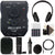Zoom U-22 Ultracompact 2x2 USB Handy Audio Interface + Zoom ZUM-2 USB Podcast Mic Pack +  Zoom SCU-20 Universal Soft Shell Case + Rechargeable Battery