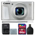 Canon Powershot SX730 HS 20.3MP Digital Camera Silver with 8GB Memory Card