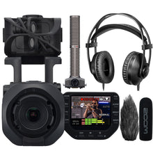 Zoom Q8n-4K Handy Video Recorder 4K Video + Professional 4 Track Audio + Zoom Recording Mic and Headset
