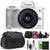 Canon EOS M50 Mark II Mirrorless Camera White with 15-45mm with 64GB Accessory Kit