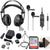 Zoom APH-2n Accessory Package +  Boya BY-HP2 Professional Over-Ear Hi-Fi Monitor Headphones +  Boya BY-M1DM Dual Omnidirectional Lavalier Microphone  + 32GB Memory Card + Cleaning Kit