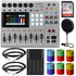Zoom PodTrak P8 Portable Multitrack Podcast Recorder with Microphone Pop Filter Kit