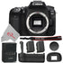Canon EOS 90D DSLR Camera Body + Extra Canon LP-E6N Battery + Battery Grip