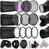 58mm Complete Filter Set Accessory Kit for Canon Rebel T7 T7i SL3 SL2 T100 2000D