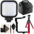 Digital Compact LED Video Light with Accessory Bundle