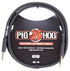Pig Hog Tour Grade 3 ft Instrument / Patch Cable 1/4 Inch to 1/4 Inch Straight Connectors - PH3