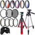 58mm Color Filters with Accessories For Canon T5 , T5i , T6 ,T6i and T7i