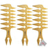 Pack of 3 BaBylissPRO Barberology Wide Tooth Styling Comb -Gold
