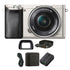 Sony Alpha A6000 Mirrorless Digital Camera with 16-50mm Lens (Silver)