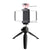 Vivitar TR-124 Tripod for Videomaking with Phone Adapter and Microphone Kit