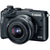 Canon EOS M6 24.2MP Mirrorless Digital Camera Black with 15-45mm Lens + EF-M 55-200mm IS STM Lens