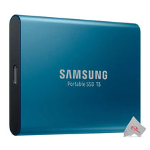 Samsung MU-PA500 Portable External SSD T5 500GB Memory Upto 540 MB/s for Windows Mac Android - Blue