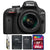 Nikon D3400 24MP Digital SLR Camera with 18-55mm Lens and 64GB Memory Card