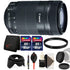 Canon EF-S 55-250mm f/4-5.6 IS STM Lens with Accessory Bundle for Canon T6s , T6 and T6i