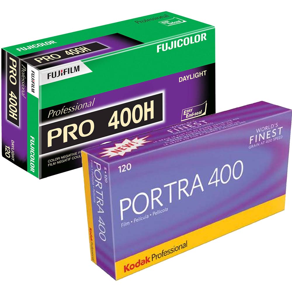 FUJIFILM Fujicolor PRO 400H Color Negative Film, Pk Portra 400