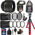 Nikon AF-S NIKKOR 85mm f/1.8G Lens + 67mm UV CPL ND + Macro Kit + 32GB Memory Card + Reader + SFD728 Flash + Lens Pen + Dust Blower + Hand Grip + Bacpack + Flexible Tripod
