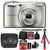 Nikon COOLPIX A10 16.1MP Compact Digital Camera Silver with Accessory Bundle