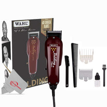Wahl 8110 Professional 5-Star Balding Clipper Red with Large Styling Comb