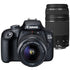 Canon EOS 2000D / Rebel T7 24.1MP Digital SLR Camera + Canon EF-S 18-55mm Lens +  EF 75-300mm Lens
