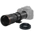 Vivitar 420-800mm f/8.3 Telephoto Zoom Lens + T-Mount for Nikon D5500 D3300 D3200 D5300 D3400 D7200 D750 D3500 D7500 D500 D600 D610 D700 D800 D810 D850 D3100 D5100 D5200 D5600 D7000 D7099