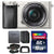 Sony Alpha A6000 Mirrorless 24.3MP Digital Camera Silver with 16-50mm Lens and 16GB Memory Card