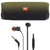 JBL FLIP 5 Waterproof Bluetooth Speaker Black with JBL T110 in Ear Headphones
