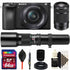 Sony Alpha a6500 Mirrorless 24.2MP 4K Digital camera with 16-50mm Lens and Deluxe Accessory Kit