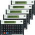 5x HP 12C Platinum Financial Calculator - Algebraic or RPN