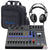 Zoom LiveTrak L-8 Portable Podcast 8-Track Digital Mixer And Multitrack Recorder + Zoom CBL-8 Carrying Bag for LiveTrak L-8 Recorder +  Boya BY-HP2 Professional Over-Ear Hi-Fi Monitor Headphones