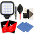 Compact LED Light with Cleaning Accessories for Canon EOS Rebel T6i , T6 , T6s , T5i and T5